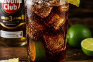 Rum Cuba Libre Cocktail